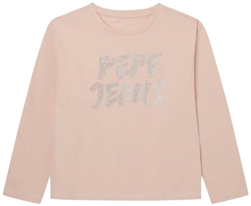 Pepe Jeans Koszulka dziewczęca Sandra, Różowy (popiół róży), 14 lat