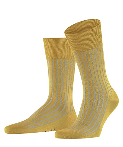 FALKE Mężczyźni Skarpety Shadow M SO Bawełna z wzorem 1 Para, Żółty (Hot Ray 1282), 45-46