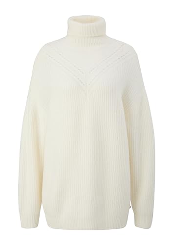 s.Oliver Sales GmbH & Co. KG/s.Oliver Damski sweter z mieszanki wełny, luźny krój, sweter z mieszanki wełny, luźny krój, biały, XXL