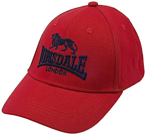 Lonsdale czapka salford, Dark Red/Dark Navy, jeden rozmiar, 114961