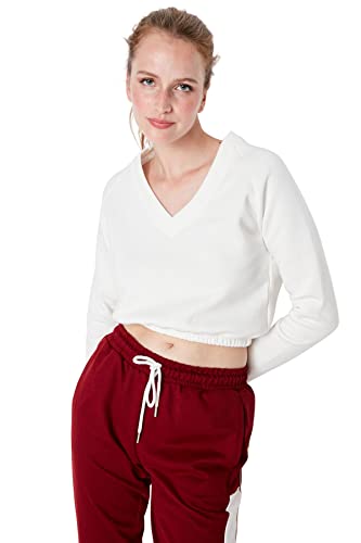 Trendyol Bluza damska, Ecru, M