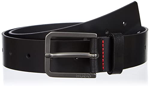 HUGO Męski pasek Gengol-HOL_Sz35, czarny1, 80
