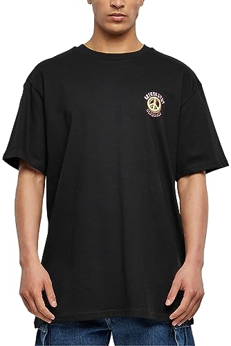 Urban Classics Męski T-shirt Organic Big Peace Tee Black S, czarny, S