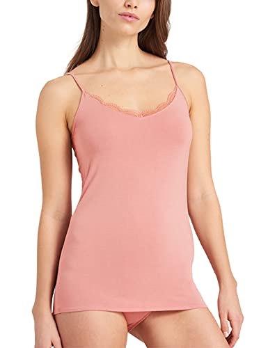 Schiesser Damski top Spaghetti z koronką Dessous