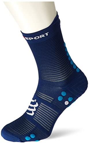 COMPRESSPORT Skarpety Unisex Dorosły, Sodalite/Blue Fluo, 42-44 EU