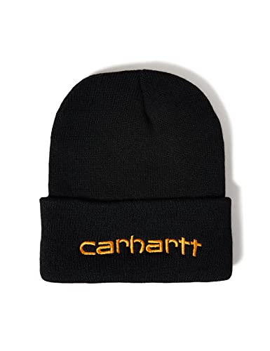 Carhartt Męska czapka Teller Cold Weather, Czarny, Rozmiar uniwersalny