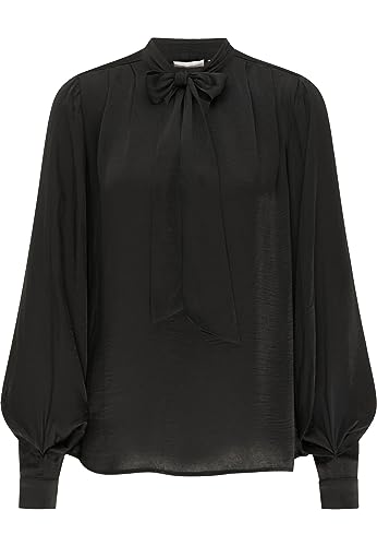RISA Damska bluzka oversize 25315712, czarna, XL, czarny, XL