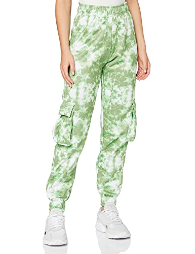 Unique 21 Damskie spodnie dresowe Sage Neon Tie Dye Jogger, Szałwia, 32