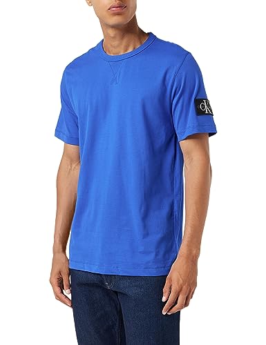 Calvin Klein Jeans Dzianinowe topy S/S, Czajnik niebieski, 3XL