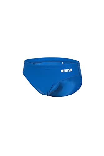 ARENA Męskie majtki kąpielowe Team Swim Briefs Solid Slip, kolor królewski biały, 48, biały królewski