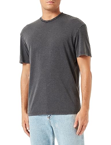 Bestseller A/S Męski T-shirt JJEDREW Tee SS O-Neck NOOS, czarny, M, czarny, M