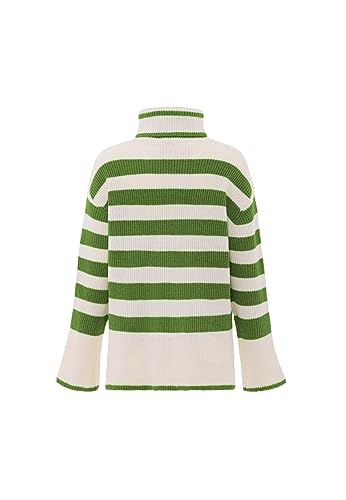 Blonda Damski sweter z golfem WOLLBIAL MARINE XS/S, Wełniana biel morska, XS