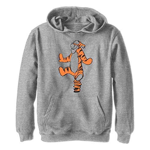 Disney Chłopięca bluza z kapturem Basic Sketch Tigger, Athletic Heather, S