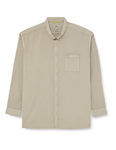 Camel Active Koszula Męska 409110/7S00, Szary Stone Grey, M