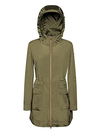 Geox Damska kurtka W DANDRA Jacket, wojskowa oliwka, 52, Military Olive, 52