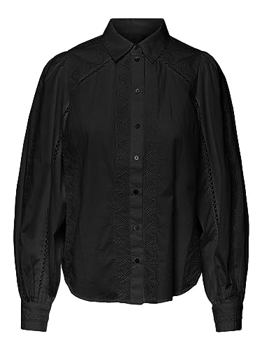 YAS Damska bluzka Yaskenora Ls Shirt S. Noos, czarny, XL
