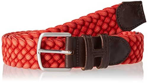 Hackett London Męski pasek w stylu vintage, czerwony (czerwony), 34