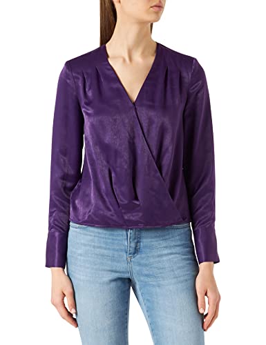 comma Damska bluzka z długim rękawem, liliowy, 34