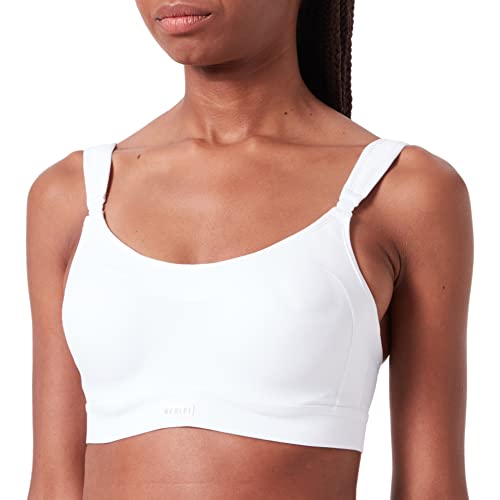 Berlei Damski biustonosz sportowy Ultimate Performance Crop Top Underwired Bra, biały, 90C