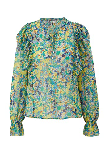 Q/S by s.Oliver Bluzka damska, długi rękaw, niebieski, 40