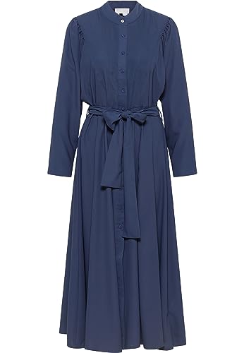 Jalene Damska sukienka z długim rękawem 25225440-JA03, granatowa, XL, morski, XL