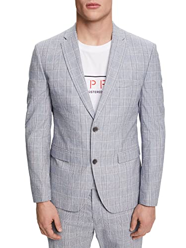 ESPRIT Collection Męska marynarka 023EO2G308, 442/LIGHT Blue 3, normalna, 442/Light Blue 3, 48