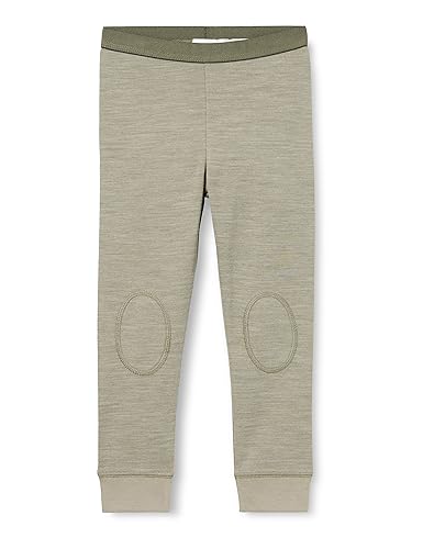Bestseller A/S Chłopięce NMMWUPPO Wool/CO LONGJOHN XXIII legginsy, Vetiver, 98, wetiver, 98