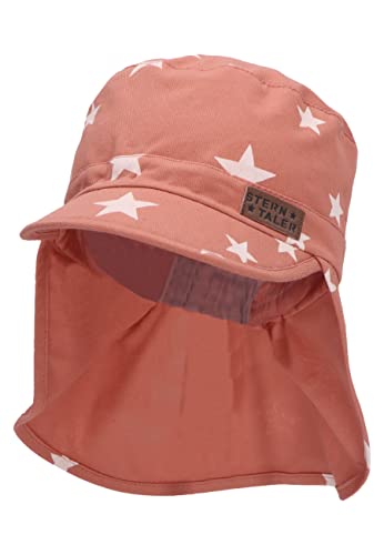 Sterntaler Unisex dziecięca czapka z daszkiem z daszkiem z gwiazdkami czapka dziecięca, kolor rdzy, 55