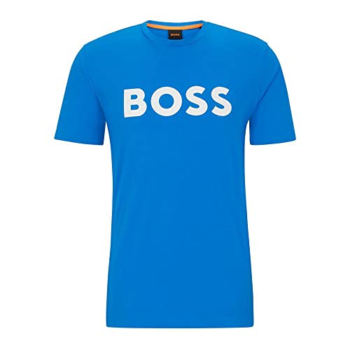 BOSS T-shirt męski, Open Blue465, L