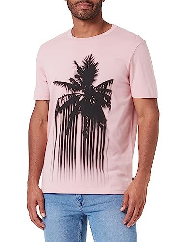 Q/S by s.Oliver Męski T-shirt z krótkim rękawem, Rosa, XS