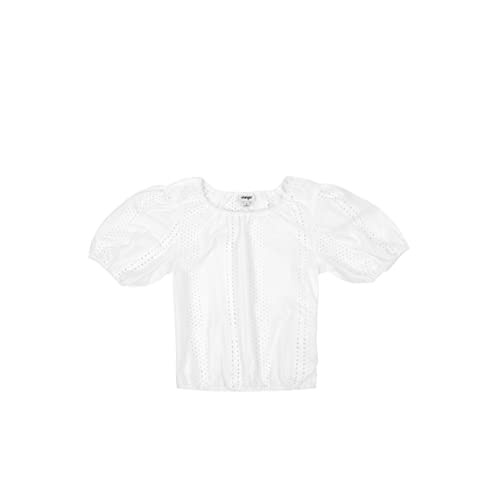 Wrangler Damska koszulka Summer Puff, biały, M