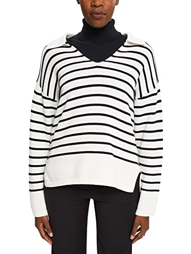 ESPRIT Sweter damski 102EE1I349, 112 / OFF White 3, S, 112/Off White 3, S