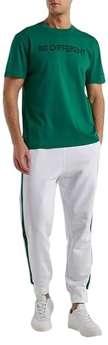 United Colors of Benetton T-shirt męski, zielony 256, S