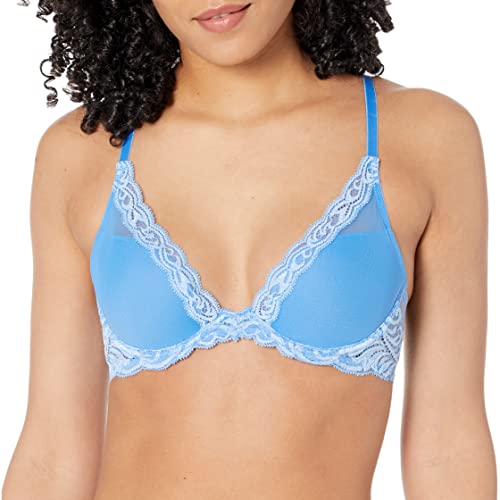 Natori Biustonosz damski z głębokim dekoltem, niebieski (Pool Blue), 75D