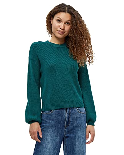 Desires Damski sweter DITA z okrągłym dekoltem Atlantic Deep, S