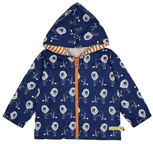 loud + proud Unisex dziecięca kurtka outdoorowa, certyfikat GOTS, ultramaryna, 62/68, Ultramaryna, 62-68