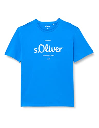 s.Oliver Big Size T-shirt męski, krótki rękaw, niebieski, XXL