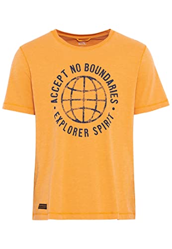 Camel Active Męski T-Shirt, Sun Orange, L