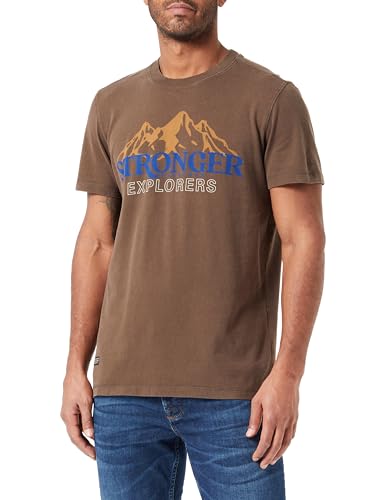 camel active T-shirt męski, Dark Choclate, 6XL
