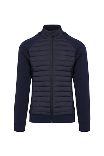 ECOALF Męska kurtka Beamonalf, z recyklingu poliestru, z kapturem, z recyklingu, wygodna i lekka, kurtka męska, rozmiar L, granatowa, Granatowy, L