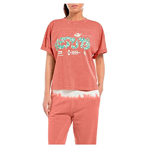 Replay T-shirt damski, 267 Pagoda Red, S