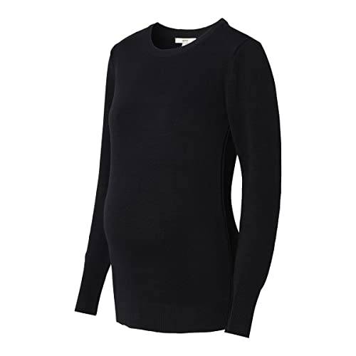 ESPRIT Maternity Damski sweter z długim rękawem, Black Ink - 003, 42