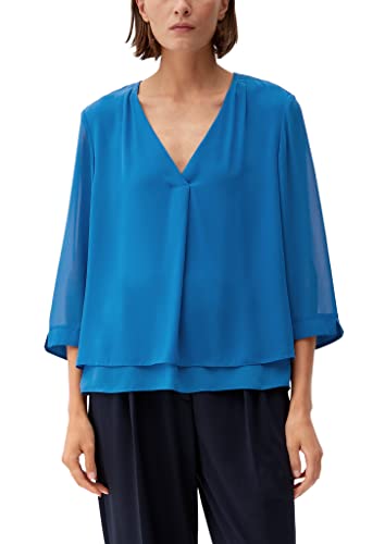 s.Oliver BLACK LABEL Damska bluza 10.2.20.10.100.2121895, niebieska, 34