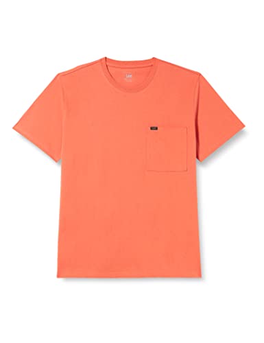 Lee Koszulka męska Pocket Tee, Rouge (Papryka Ni), XXL