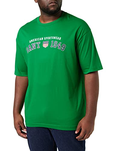 GANT T-shirt męski, Lavish Green, S