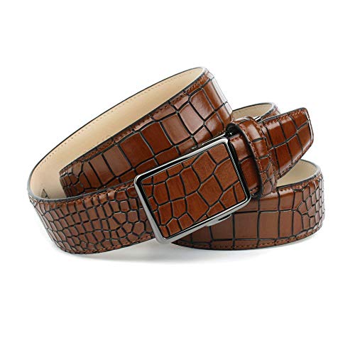 Anthoni Crown Pasek męski, Brązowy (brązowy 020), 85|#85|#673 (Producent rozmiar:85)