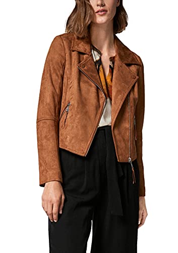 comma Damska kurtka z długim rękawem, 8744 Brown, 46 duże rozmiary