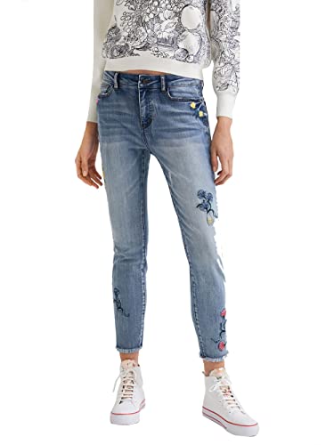 Desigual Dżinsy damskie Denim_Boston, niebieski, 34 PL