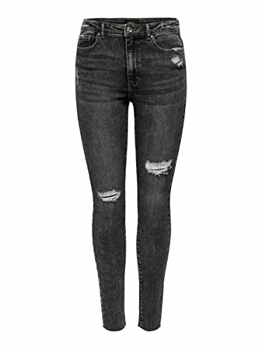 ONLY dżinsy damskie, czarny denim, 27W x 32L