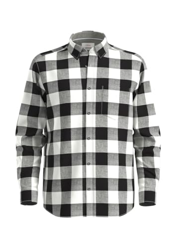 s.Oliver Sales GmbH & Co. KG/s.Oliver Męska koszula w kratkę, regularny krój, krój, biały, M